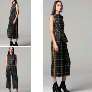 Simply Vera Vera Wang Black and White Plaid Top